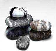 🪨 6-piece set of cobblestone pillowcases - big and giant cushion covers for rocks life decoration - embrace pillowcase with removable and washable concealed zipper (random combination) logo