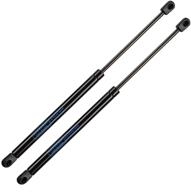 🔑 c16-04445 17 inch gas strut props lift supports - 55 lb capacity - gas spring shocks for camper shell, truck cap rear door storage box, and more logo