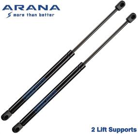 img 3 attached to 🔑 C16-04445 17 inch Gas Strut Props Lift Supports - 55 lb Capacity - Gas Spring Shocks for Camper Shell, Truck Cap Rear Door Storage Box, and More