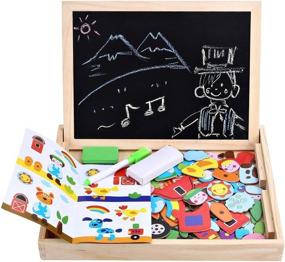 img 1 attached to 🎨 Magnetic Chalkboard Drawing Pad for Educational Sketching
