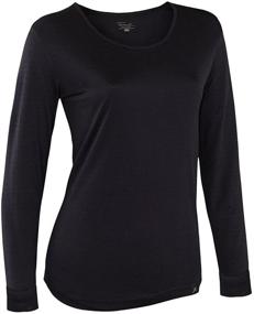 img 4 attached to Terramar Women's Thermasilk Pointelle Scoop: Superior Warmth and Style for Women