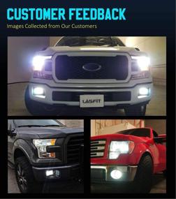 img 2 attached to 🔆 LASFIT 9145 9140 H10 LED Fog Light Bulbs 6000K White Replacement for Ford F-150 (2004-2020)