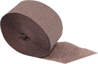 🎉 american-made brown crepe paper streamers - 2 rolls: enhance your event decor логотип