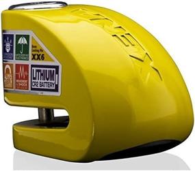 img 2 attached to 🔒 XENA Motorcycle Disc Lock Alarm Yellow - Ultimate Security for Your Bike