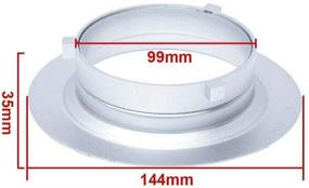 img 1 attached to 📸 Enhance Light Control with Fotoconic 144mm Speed Ring Adapter for Bowens S Flash/Monolight