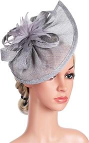 img 1 attached to BABEYOND Women's Butterfly Fascinator: Kentucky Headband for Special Occasions & Accessories