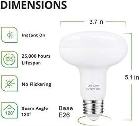 img 3 attached to 💡 Brilliant BR30 LED Bulb: Efficient and Long-lasting Lighting Solution