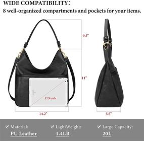 img 1 attached to Handbags Satchel Shoulder Waterproof Fashion Women's Handbags & Wallets and Satchels