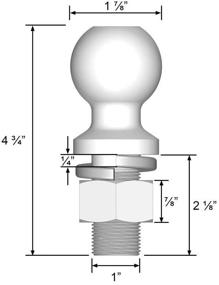 img 3 attached to Быстрый продукт QP HB3004S хромированный фаркоп