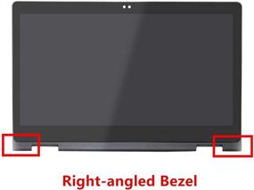 img 3 attached to 🖥️ LCDOLED 13.3" FullHD Touch Screen Assembly with Bezel for Dell Inspiron 13 - B133HAB01.0 NV133FHM-A11