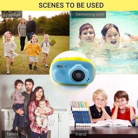 img 2 attached to OUKITEL Q1 Kids Camera and Digital Video Camcorder - Action Camera for Age 3 Years and Up, Rechargeable with 8 GB SD Card - Perfect for Boys and Girls