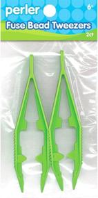 img 4 attached to 🔧 Efficient Perler Beads Bead Tweezer Tools for Precise Crafting - 2 pc, 4.25 Inch