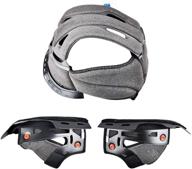 freedconn bm12 motorcycle bluetooth helmet liner - compact, l size compatible logo