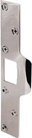 img 2 attached to 🔒 PRIME-LINE U 9476 Secure Latch Strike, 1-1/4 in. x 7-7/8 in., Steel, Chrome Plated