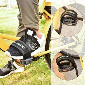 img 2 attached to 🚲 ZOSEN Nylon Bicycle Pedal Straps - Versatile Gear for Fixed Gear & Mountain Bikes - Perfect for Beginners