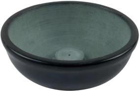 img 4 attached to Kaizen Casa Incense Holder - Incense Burner Bowl for Stick and Stone Incense - Ash Catcher for Home, Office, Yoga Meditation - Dimensions: 4.5x4.5x1.75 inches