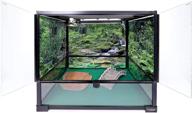 🦎 carolina custom cages terrarium: tall medium 24lx18dx24h | easy assembly | find the perfect enclosure! логотип