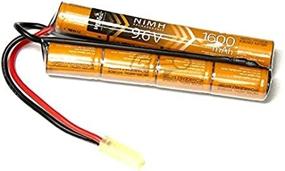 img 3 attached to 🔋 Lancer Tactical LiPo Airsoft Battery - High-performance, Compatible with Lancer AEG (9.6V, 1600mAh Nunchuck)