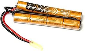 img 4 attached to 🔋 Lancer Tactical LiPo Airsoft Battery - High-performance, Compatible with Lancer AEG (9.6V, 1600mAh Nunchuck)
