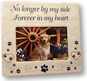 img 2 attached to 🐾 Forever in My Heart Ceramic Pet Memorial Picture Frame - Pet Loss Gifts - Sympathy Gift - Pet Photo Frame - In Memory of a Beloved Pet