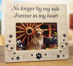 img 3 attached to 🐾 Forever in My Heart Ceramic Pet Memorial Picture Frame - Pet Loss Gifts - Sympathy Gift - Pet Photo Frame - In Memory of a Beloved Pet