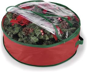 img 1 attached to 🎁 Convenient Storage Solution: Whitmor 30-Inch Wreath and Garland Bag - Keep Your Decorations Safe and Organized!