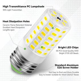 img 2 attached to 💡 Холодильник-аналог солнечного света, недиммируемый: превосходное осветительное решение для любого помещения