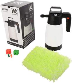 img 4 attached to Группа Goizper iK Sprayers Foam Pro 2 с набором для детальной очистки Grime Grabber: мгновенная очистка и детализация пены с помощью коврика для мытья!