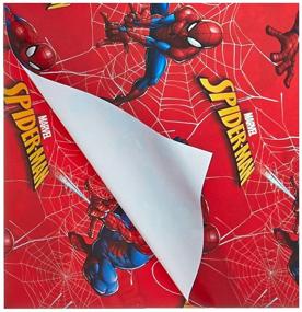 img 1 attached to 🕷️ Spiderman Birthday Gift Wrapping Paper for Boys - 2 Sheets & 2 Tags