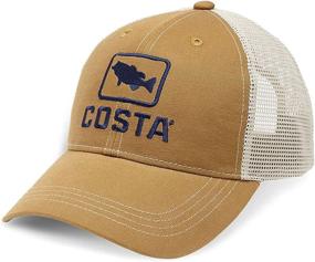 img 1 attached to 🎩 Premium Costa Del Mar Bass Trucker Hat: Enhance Your Style and Protection