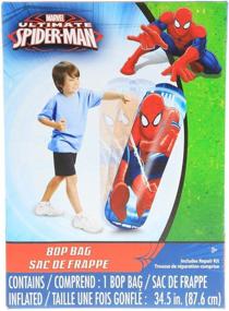 img 1 attached to 🕷️ Spiderman 34.5-inch Inflatable Punching Bag