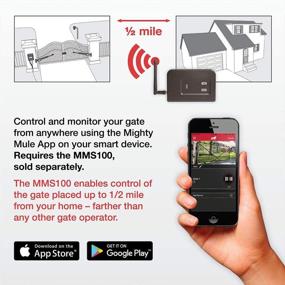 img 3 attached to 🔌 Mighty Mule MMS100 100 Wireless Connectivity System - Enhanced Connectivity in Sleek Black Design