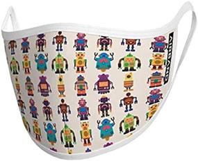 img 1 attached to Airband Unisex Kids Face ROBOT PRINT