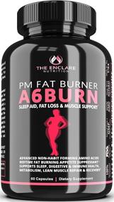 img 4 attached to 🔥 A6BURN Nighttime Fat Burner & Sleep Aid for Effective Weight Loss. Boost Metabolism, Suppress Appetite, and Support Post-Workout Muscle Recovery with Amino Acids. Also Provides Immune Support. Ideal for Women and Men on a Diet.