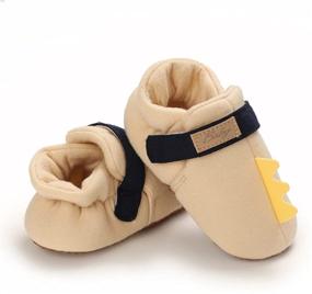 img 2 attached to 👶 ENERCAKE Non-Slip Booties for Newborn Boys | Grippers Slippers | Infant Shoes