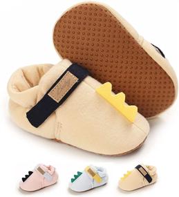 img 4 attached to 👶 ENERCAKE Non-Slip Booties for Newborn Boys | Grippers Slippers | Infant Shoes