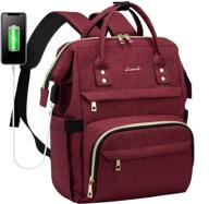 laptop backpack women computer charging logo