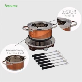 img 3 attached to Electric Chocolate Fondue Maker Set