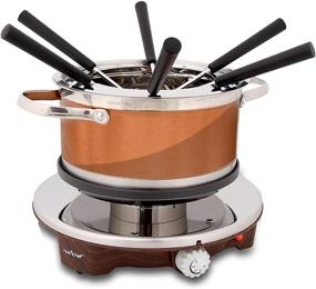 img 4 attached to Electric Chocolate Fondue Maker Set