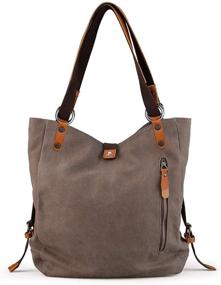 img 3 attached to 👜 Стильная женская сумка с плечевым ремнем SHANGRI с рюкзаком и совпадающим кошельком