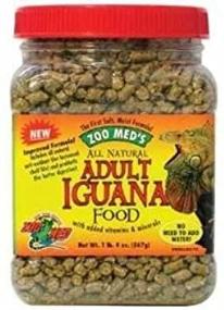 img 2 attached to 🦎 Zoo Med Iguana Adult Soft-Moist Pellets, 10-Ounce - SZMZM85