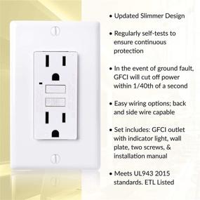 img 3 attached to 🔌 Faith Electric Non-Tamper Resistant GFCI Outlets