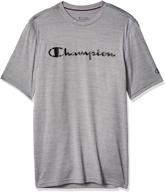 champion double graphic heather medium men's clothing in t-shirts & tanks logo