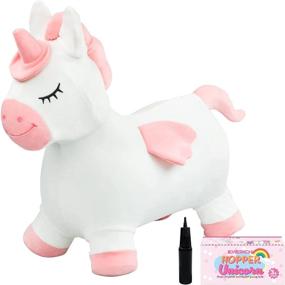 img 4 attached to 🦄 Inflatable Outdoor Hopping Planet Unicorn