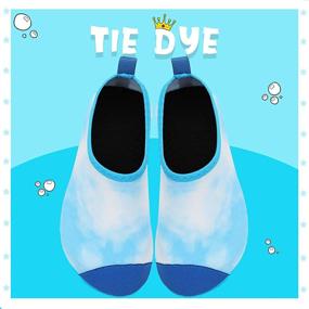 img 3 attached to 👧 IceUnicorn Toddler Water Shoes Pool (Girls' Dolphin Water Shoes and Athletic Footwear)