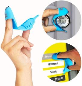img 3 attached to 🔑 Contactless Button Pusher: Silicone Opener for Germ-Free Access