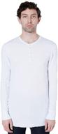 🔥 ultimate comfort: american apparel thermal sleeve henley - buy now! logo