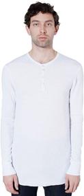 img 1 attached to 🔥 Ultimate Comfort: American Apparel Thermal Sleeve Henley - Buy Now!