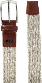 img 2 attached to Optimum Elastic Stretch Men's Belts and Accessories by Greg Norman