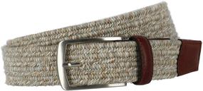 img 3 attached to Optimum Elastic Stretch Men's Belts and Accessories by Greg Norman